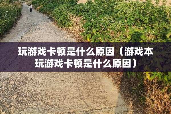 玩游戏卡顿是什么原因（游戏本玩游戏卡顿是什么原因）