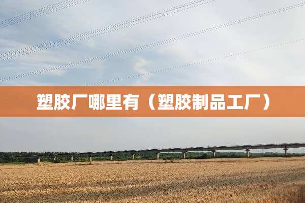 塑胶厂哪里有（塑胶制品工厂）