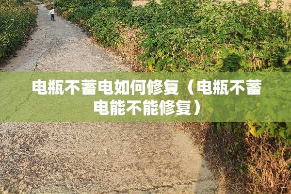 电瓶不蓄电如何修复（电瓶不蓄电能不能修复）