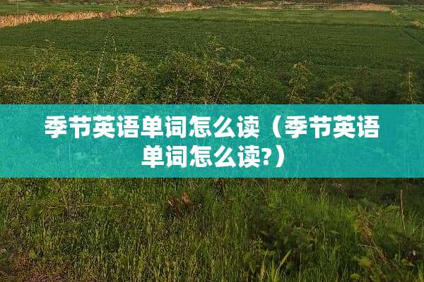 季节英语单词怎么读（季节英语单词怎么读?）