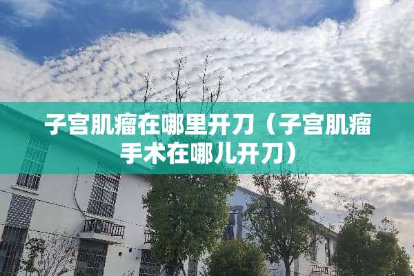 子宫肌瘤在哪里开刀（子宫肌瘤手术在哪儿开刀）