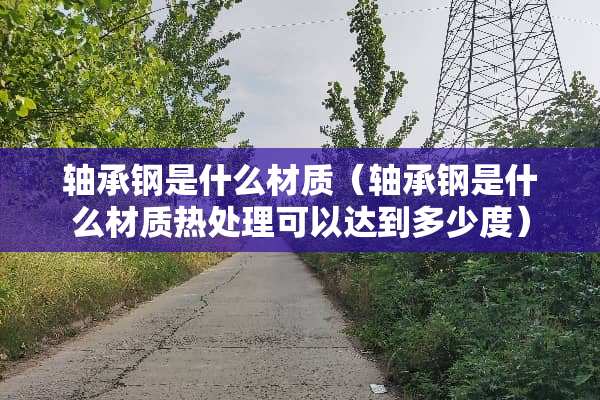 轴承钢是什么材质（轴承钢是什么材质热处理可以达到多少度）