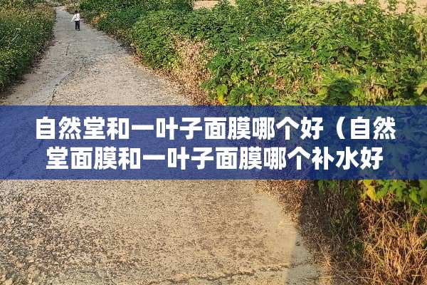 自然堂和一叶子面膜哪个好（自然堂面膜和一叶子面膜哪个补水好）
