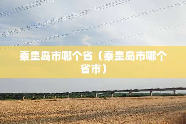 秦皇岛市哪个省（秦皇岛市哪个省市）
