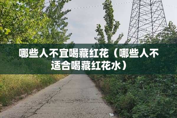 哪些人不宜喝藏红花（哪些人不适合喝藏红花水）