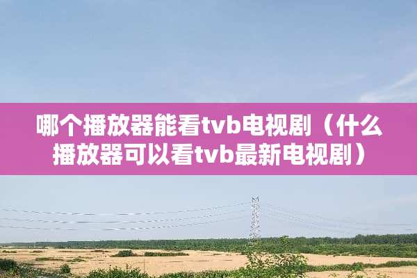 哪个播放器能看tvb电视剧（什么播放器可以看tvb最新电视剧）