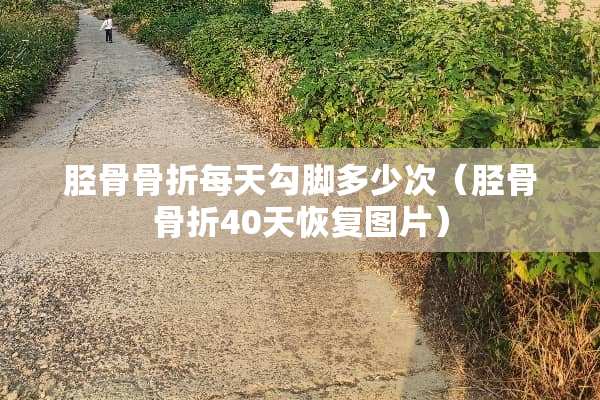 胫骨骨折每天勾脚多少次（胫骨骨折40天恢复图片）