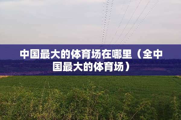 中国最大的体育场在哪里（全中国最大的体育场）