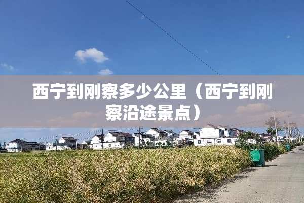 西宁到刚察多少公里（西宁到刚察沿途景点）