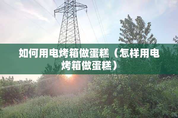 如何用电烤箱做蛋糕（怎样用电烤箱做蛋糕）