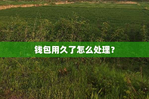 钱包用久了怎么处理？