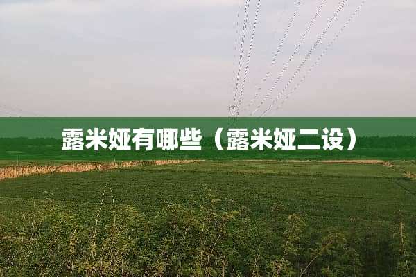 露米娅有哪些（露米娅二设）