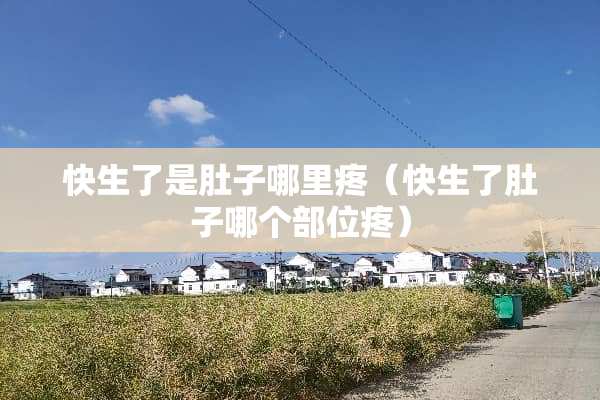快生了是肚子哪里疼（快生了肚子哪个部位疼）