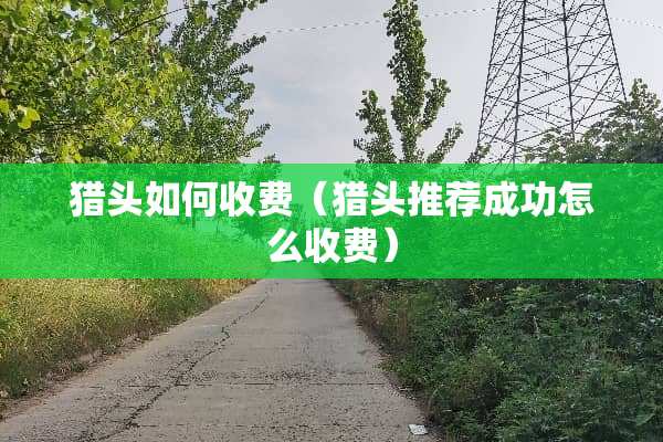 猎头如何收费（猎头推荐成功怎么收费）