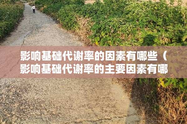 影响基础代谢率的因素有哪些（影响基础代谢率的主要因素有哪些）