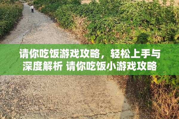 请你吃饭游戏攻略，轻松上手与深度解析 请你吃饭小游戏攻略