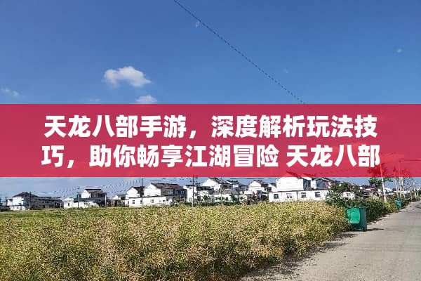 天龙八部手游，深度解析玩法技巧，助你畅享江湖冒险 天龙八部手游玩法