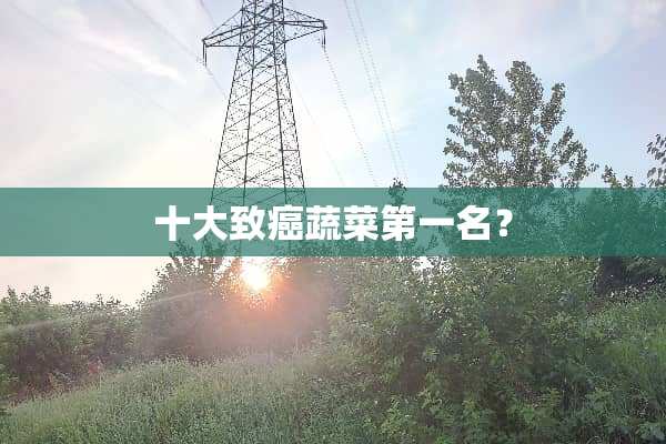 十大致癌蔬菜第一名？