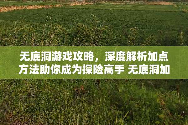 无底洞游戏攻略，深度解析加点方法助你成为探险高手 无底洞加点攻略
