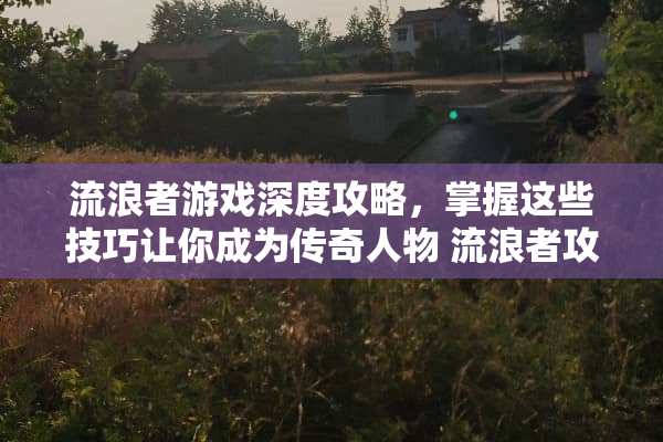 流浪者游戏深度攻略，掌握这些技巧让你成为传奇人物 流浪者攻略游戏