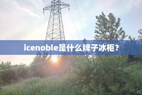icenoble是什么牌子冰柜？