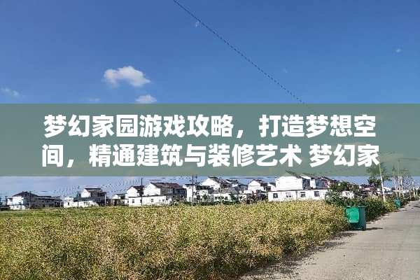 梦幻家园游戏攻略，打造梦想空间，精通建筑与装修艺术 梦幻家园游戏攻略