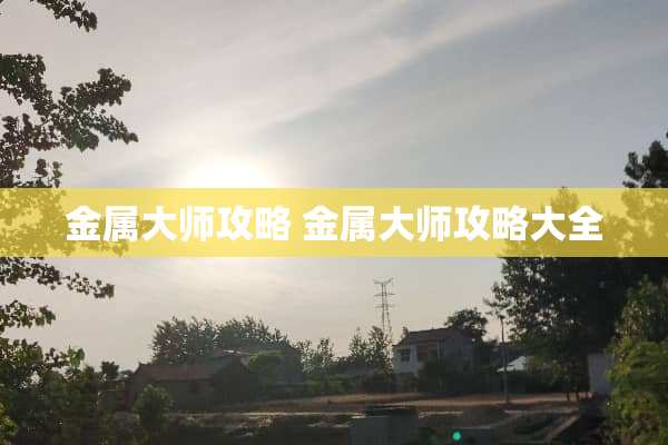 金属大师攻略 金属大师攻略大全