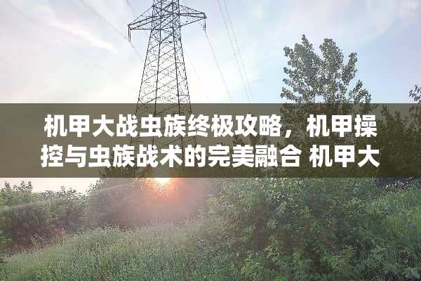 机甲大战虫族终极攻略，机甲操控与虫族战术的完美融合 机甲大战虫族游戏攻略