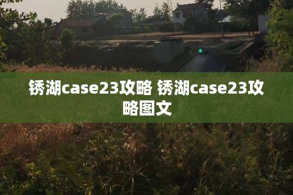 锈湖case23攻略 锈湖case23攻略图文