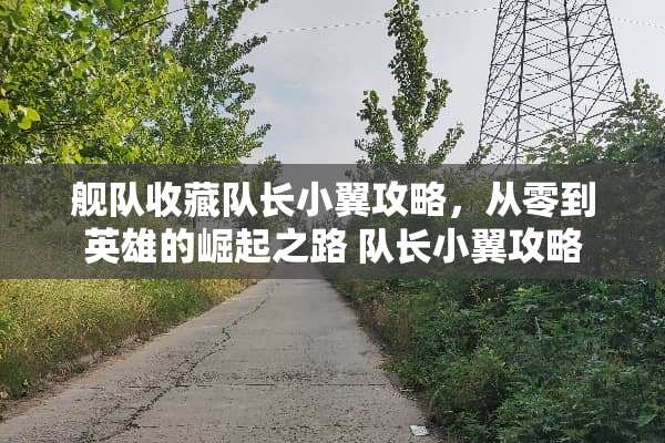 舰队收藏队长小翼攻略，从零到英雄的崛起之路 队长小翼攻略