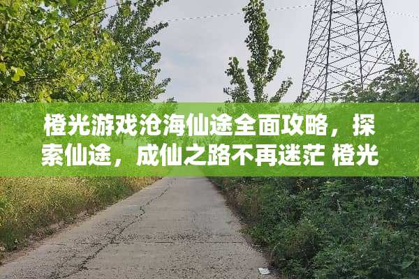 橙光游戏沧海仙途全面攻略，探索仙途，成仙之路不再迷茫 橙光游戏沧海仙途攻略