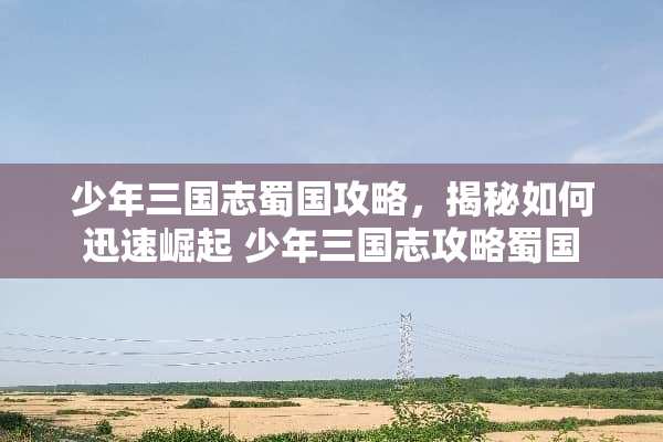 少年三国志蜀国攻略，揭秘如何迅速崛起 少年三国志攻略蜀国