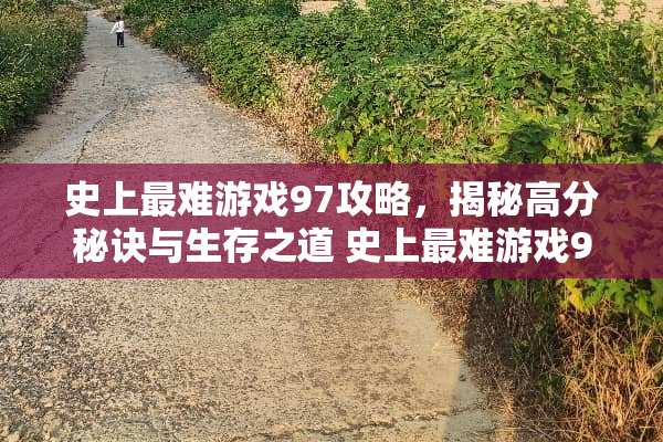 史上最难游戏97攻略，揭秘高分秘诀与生存之道 史上最难游戏97攻略
