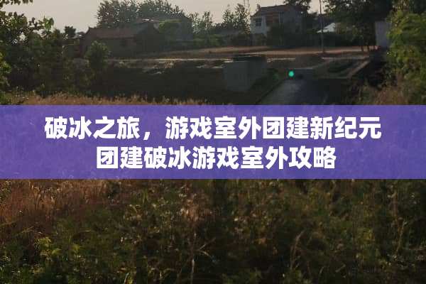破冰之旅，游戏室外团建新纪元 团建破冰游戏室外攻略