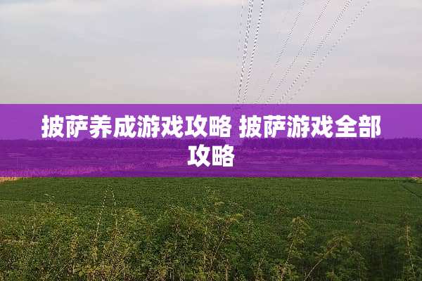 披萨养成游戏攻略 披萨游戏全部攻略