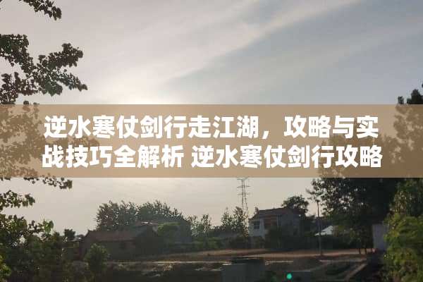 逆水寒仗剑行走江湖，攻略与实战技巧全解析 逆水寒仗剑行攻略
