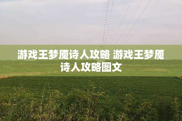 游戏王梦魇诗人攻略 游戏王梦魇诗人攻略图文