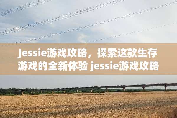 Jessie游戏攻略，探索这款生存游戏的全新体验 jessie游戏攻略