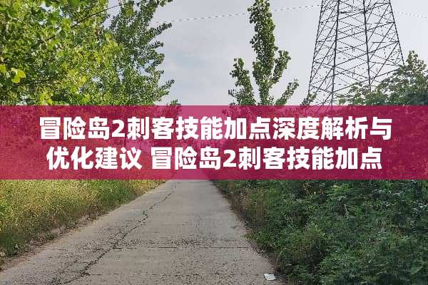 冒险岛2刺客技能加点深度解析与优化建议 冒险岛2刺客技能加点