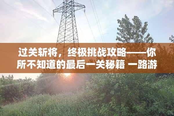 过关斩将，终极挑战攻略——你所不知道的最后一关秘籍 一路游戏攻略最后一关