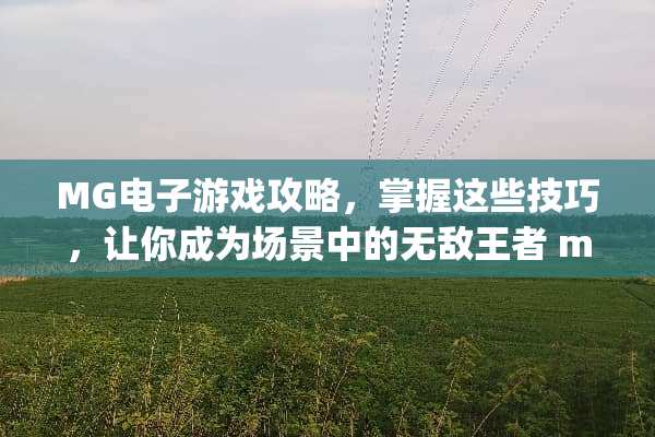 MG电子游戏攻略，掌握这些技巧，让你成为场景中的无敌王者 mg电子摆脱游戏攻略