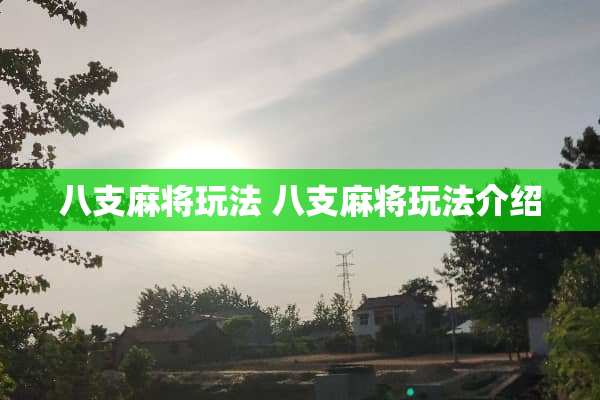 八支**玩法 八支**玩法介绍