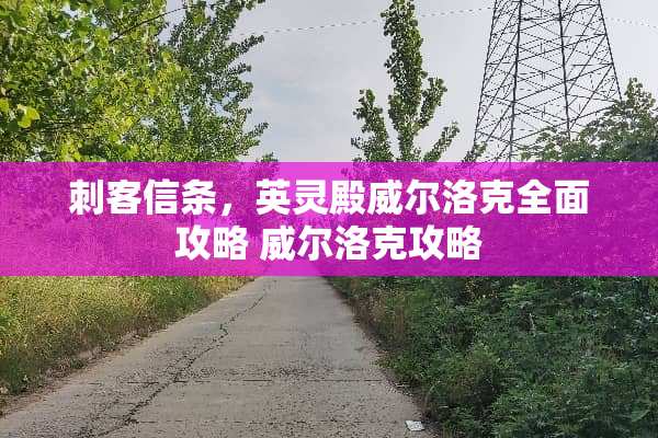 刺客信条，英灵殿威尔洛克全面攻略 威尔洛克攻略