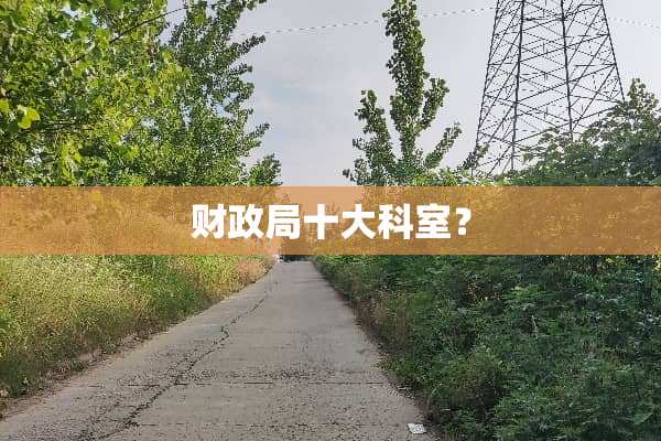财政局十大科室？