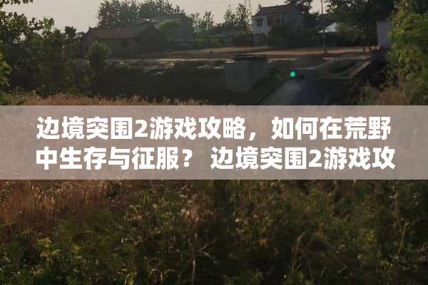边境突围2游戏攻略，如何在荒野中生存与征服？ 边境突围2游戏攻略下载