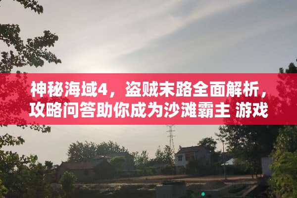 神秘海域4，盗贼末路全面解析，攻略问答助你成为沙滩霸主 游戏攻略问答