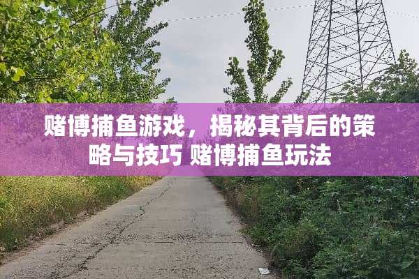 **捕鱼游戏，揭秘其背后的策略与技巧 **捕鱼玩法