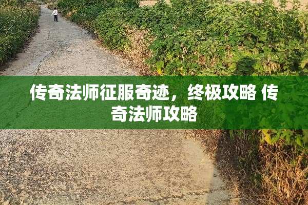 传奇法师征服奇迹，终极攻略 传奇法师攻略