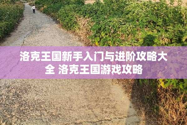 洛克王国新手入门与进阶攻略大全 洛克王国游戏攻略