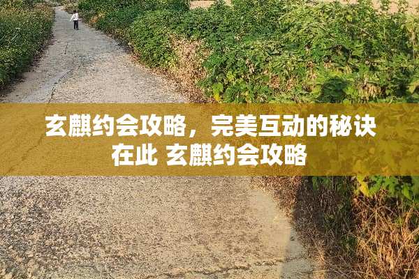 玄麒约会攻略，完美互动的秘诀在此 玄麒约会攻略